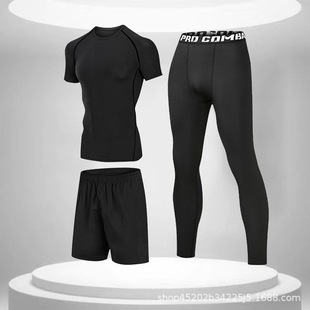 Спортивный костюм для внешней торговли Мужское беговое снаряжение фитнес-одежда Утреннее беговое снаряжение велоспорт