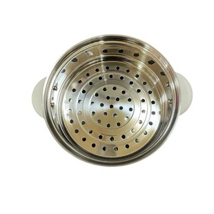 Steamer Recess American Style 16cm Steamer 304 Stainless Steel with Plastic Ears with Health Pot Steamer for Kitchen