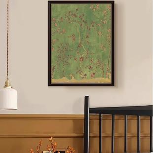 French retro living room decorative painting bedroom hanging painting antique oil painting porch cabinet painting art mural decoration