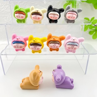 Cartoon Plane Lilith Dog Live Blind Bag for Touch Resin Jewelry Handmade Keychain Desktop Stereo Ornaments