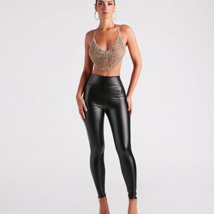 2025 New Cross-Border Versatile Body Chain Large Diamond Multi-Layer Bra Chest Chain Beach Travel Body Chain Top