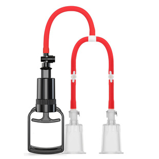 High-end finger nipple pump, acrylic nipple cylinder with QR valve, with vacuum valve, 4 sizes are available