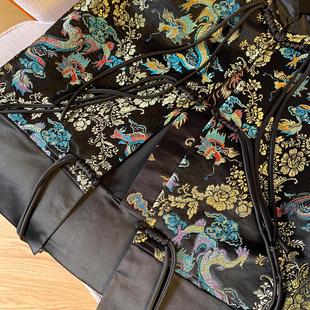 New #2024 New Chinese style woven gold dragon pattern satin embroidered vest versatile new Chinese style vest for women
