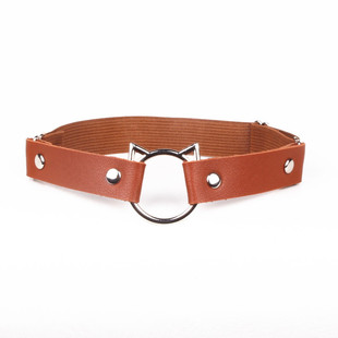 European and American Punk Sexy Fashion Cathead pu Leather Leg Ring Jewelry Street Fashion Performance Foot Ring Garter Belt Accessories
