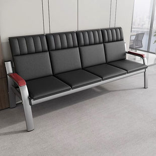 Business Office Sofa Simple Modern Office Sofa Coffee Table Combination Three-person Hardware Simple Small Sofa