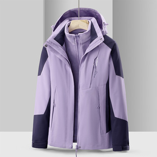 1818S mink velvet embroidery 2024 new autumn and winter outdoor padded windproof waterproof high quality assault clothing for men and women