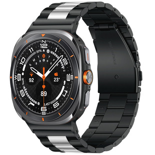 Подходящие часы Samsung watch7 Ultra три бусина металлический ремешок из цельного нержавеющей стали