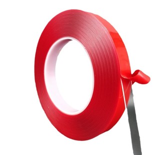 3 meters 10 meters 33 meters long red film transparent acrylic double-sided tape strong high viscosity waterproof car double-sided tape 0.8MM