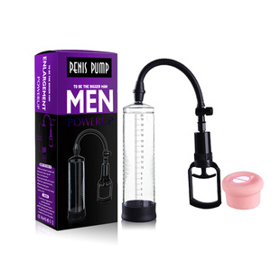 Cross-border New Tie Rod Negative Pressure Vacuum Pump Enlarger Male Penis Trainer Boo Exerciser Airplane Cup