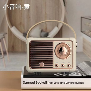 Новый профессиональный ретро беспроводной Bluetooth-динамик, мини-портативный сабвуфер, уличный маленький аудио подарок, модель