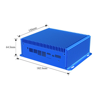 Customized Industrial Industrial Computer Aluminum Profile Shell Visual Industrial Cloud Terminal Switch Aluminum Alloy Shell Processing
