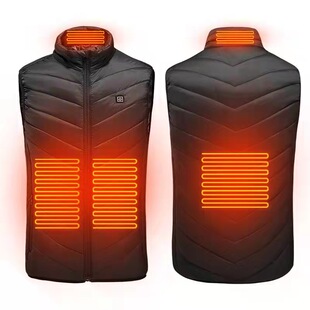 Winter cross-border for M01 area 2 area 4 area 9 area fever vest men's and women's fever suit full-body heating vest