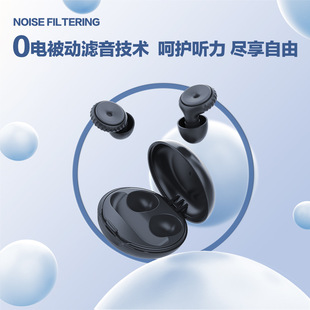 New products for cross-border silicone noise reduction sleep sound insulation earplugs noise reduction anti-noise sleep earplugs creative cross-border