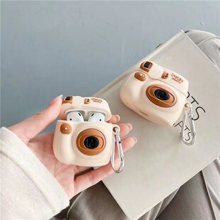 apple airpods second generation Bluetooth headset protective case soft silicone cute apple earphone protection shell