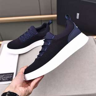 2025 New Summer Men's Shoes Casual All-match Comfortable Breathable Mesh Explosions Thick-sole Trendy Slip-on sneaker