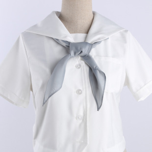 Triangle scarf solid color basic sailor suit jk Japanese uniform bow tie girls' school for feeling scarf hand knot college style