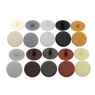 Mingke wholesale direct supply of 12mm round hole three-in-one cap plastic cover decoration cover 12mm round hole cover