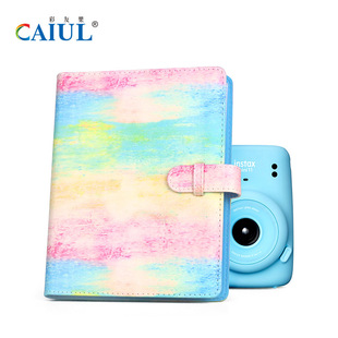 Polaroid 3 "128 PU Album Magic Color Card Book Business Card Book Mini Digital Photo Storage Memoirs