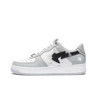 Pure Original BAPESTALow Ape Head Marvel Series Thor Shark Co-star Shoes Wear-resistant Men's and Women's Casual Shoes