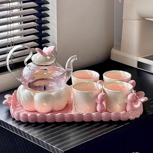 Сливочная чашка с водой Домашний чайник Чайная чашка Гостиная Керамическая чашка Чайный набор новоселье