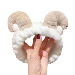 Hair Band Men's and Women's Face Wash Headscarf Makeup Mask Headband Simple Headband Unisex High-end Headwear