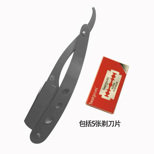 High-end manual razor old-fashioned razor blade razor all stainless steel razor razor