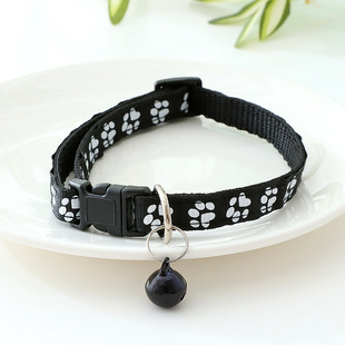 A large number of spot wholesale special footprint stickers Bell pet collar cat collar pet collar collar cross-border