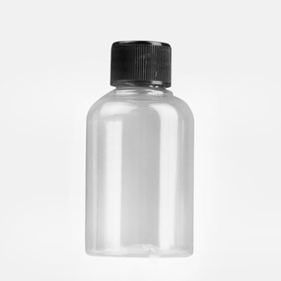 30 50 100ml Прозрачные пластиковые бутылки для разлива жидкой воды эмульсии для разлива флакона для обычной крышки