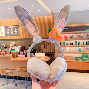 Children's Cute Cartoon Earmuffs Girls Winter Ear Warm Baby Windproof Warm Earmuffs Boys and Girls Ear Bag