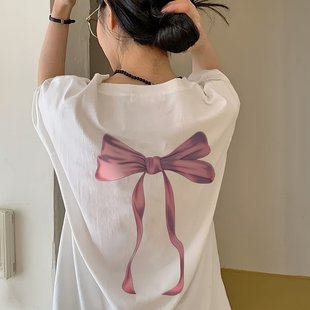 Butterfly Print T shirt Short Sleeve Crew Neck