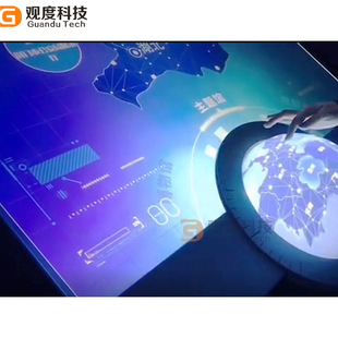 Hemisphere Interactive Screen Three Screen Linkage Exhibition Display Display