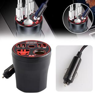 Автомобильный инвертор 12V24V в 220V преобразователь питания многофункциональный автомобильная розетка зарядное устройство для мобильного телефона быстрая зарядка
