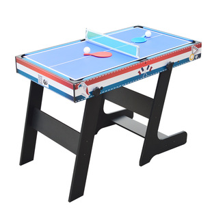 1.2 M 4-in-1 folding multi-functional pool table home standing football table billiards table tennis ice hockey