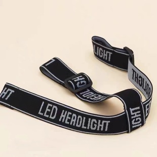 Headlamp Strap Elastic Band Thickened Head-Mounted Strap Multi-Functional High Elastic Adjustable Miner's Lamp Head with Rope
