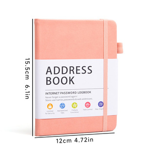 English Address Book Amazon Phone Book Records Holiday Birthday Anniversary Cross-Border Notebook Password Book Wholesale