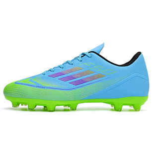 Cross-border low-top football shoes tf broken nails artificial lawn AG nail leather feet boys and girls children teenagers students training shoes