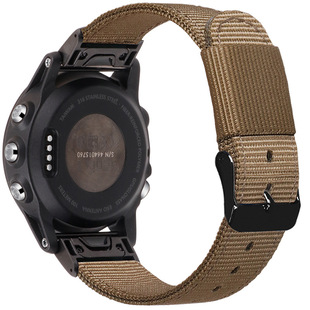 Подходит для Garmin Jiaming нейлоновый холщовый ремешок для часов Fenix7X/6X/5X Flying Time 3 Спорт на открытом воздухе ремешок для часов