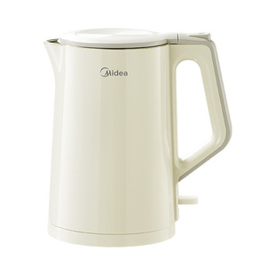 Электрочайник Midea 1.5L 304 нержавеющая сталь двухслойная полая защита от ожогов полностью стальная водная MK-SH15M116