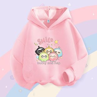 Egg Party Girls с капюшоном свитер милый мальчик, детская куртка с капюшоном и свитер с длинными рукавами