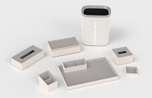 Hotel guest room ABS plastic tray consumption box tissue box tea box B & B toiletries box suit wholesale