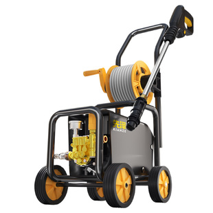 Factory Direct Sales 220V Household High-Pressure Car Washing Machine High-Power Cleaning Machine Booster Water Gun Car Powerful Washing Machine