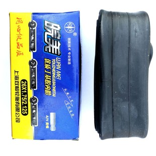 Wanmei factory butyl rubber mountain bike tire inner tube beautiful mouth inner tube road car 12-26 inner tube