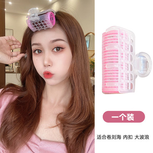 forehead air bangs fluffy curling roller seamless clip headdress hair root styling curling rod high cranial top artifact