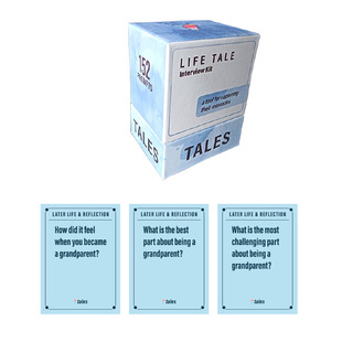 Трансграничный Новый Life Story Interview Kit Карточка Семейная история Интервью Комплект спот