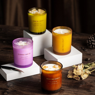 Lihome Festival Gift Crystal Stone Scented Candle Soy Candle Scene Atmosphere Arrangement Home Decoration Ornaments