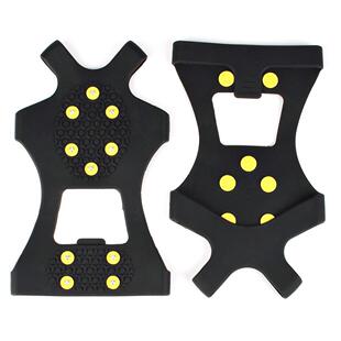 Wholesale 10 tooth ice claw non-slip shoe cover 10 nail ice claw snow claw snow ice anti-slip shoe cover non-slip shoe chain