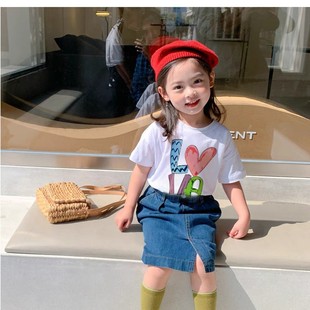 Korean version of fried street tide parent-child cotton T-shirt seaside mother and women's clothing manufacturers in stock flash hair big children's sports jacket