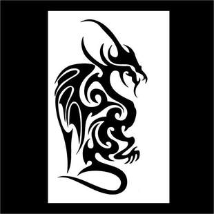 Flower Arm Tattoo Sticker Flower Arm Great Sage Flower Death Cross Tiger Head Wings Song Ji Classical Beauty Rose