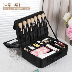 Large Capacity cosmetic storage bag disassembly partition cosmetic case makeup tattoo bag travel portable manicure kit