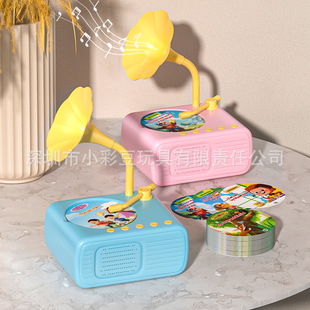 Cross-border Retysaz children's record story music player sensory toy phonograph for boys and girls